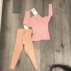 Little girls sweater set